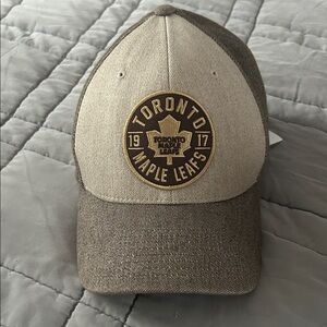 NHL Toronto Maple Leafs Brown and Tan Hat